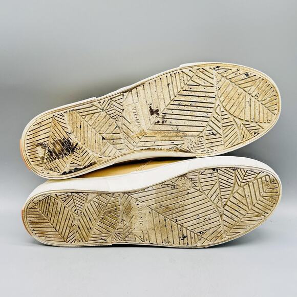 Vionic Shoes Women 10 Beige Canvas Groove Slip On Comfort Tropical Floral Lining - Picture 8 of 11